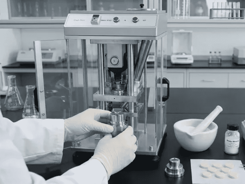 实验室压片机在粉末样品成型实验中的应用实践