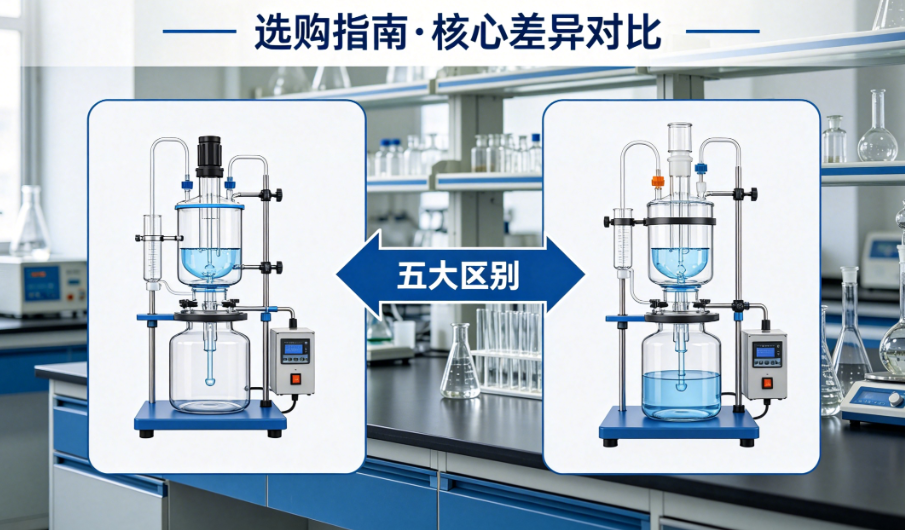 玻璃反应釜单层还是双层？搞清这五个区别再下单