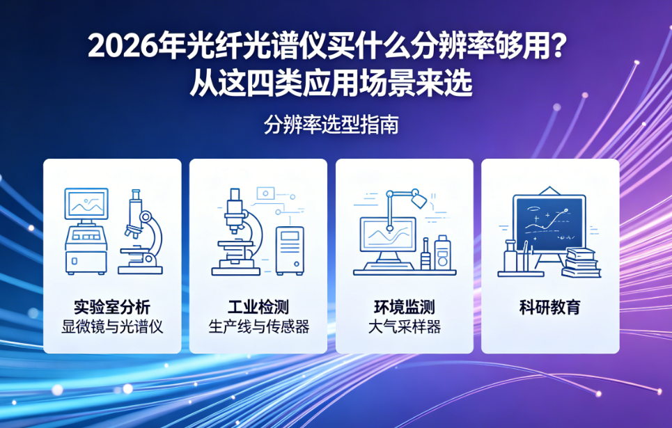 2026年光纤光谱仪买什么分辨率够用？从这四类应用场景来选