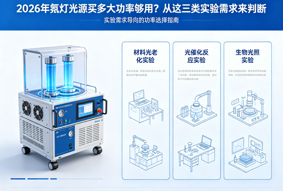 2026年氙灯光源买多大功率够用？从这三类实验需求来判断