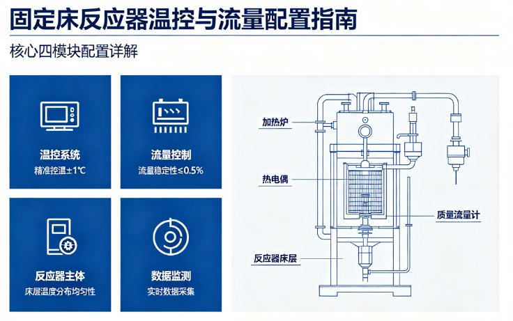 固定床反应器温控和流量怎么配？这四个模块不能省