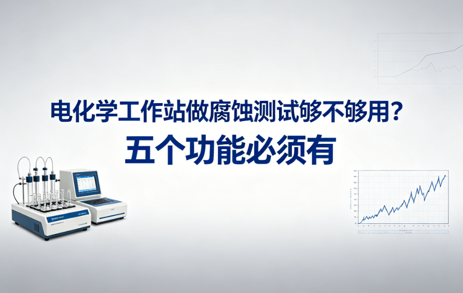 电化学工作站做腐蚀测试够不够用？五个功能必须有