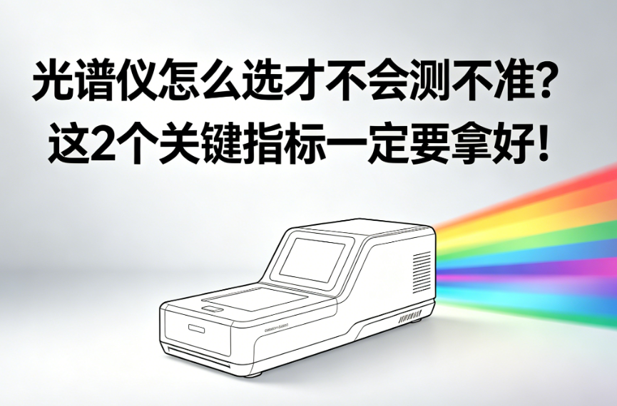 光谱仪怎么选才不会测不准？这2个关键指标一定要拿好！