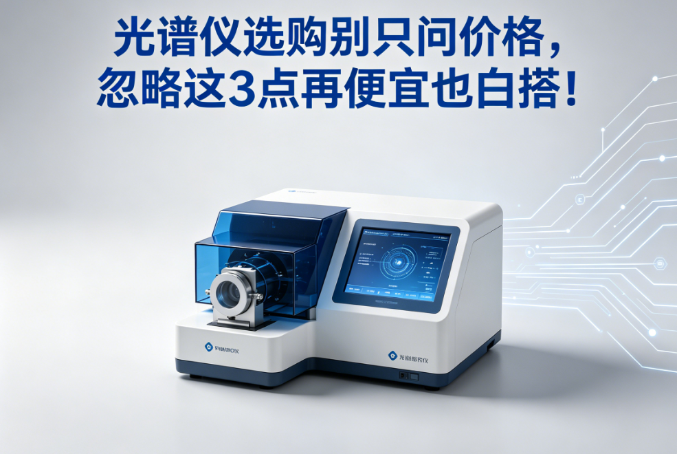 光谱仪选购别只问价格，忽略这3点再便宜也白搭！