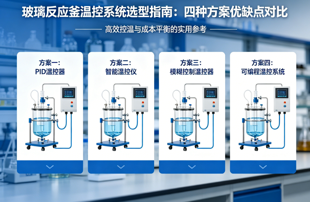 玻璃反应釜配什么温控系统好用？四个方案优缺点对比