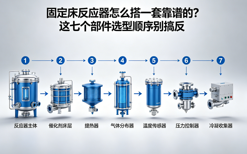 固定床反应器怎么搭一套靠谱的？这七个部件选型顺序别搞反